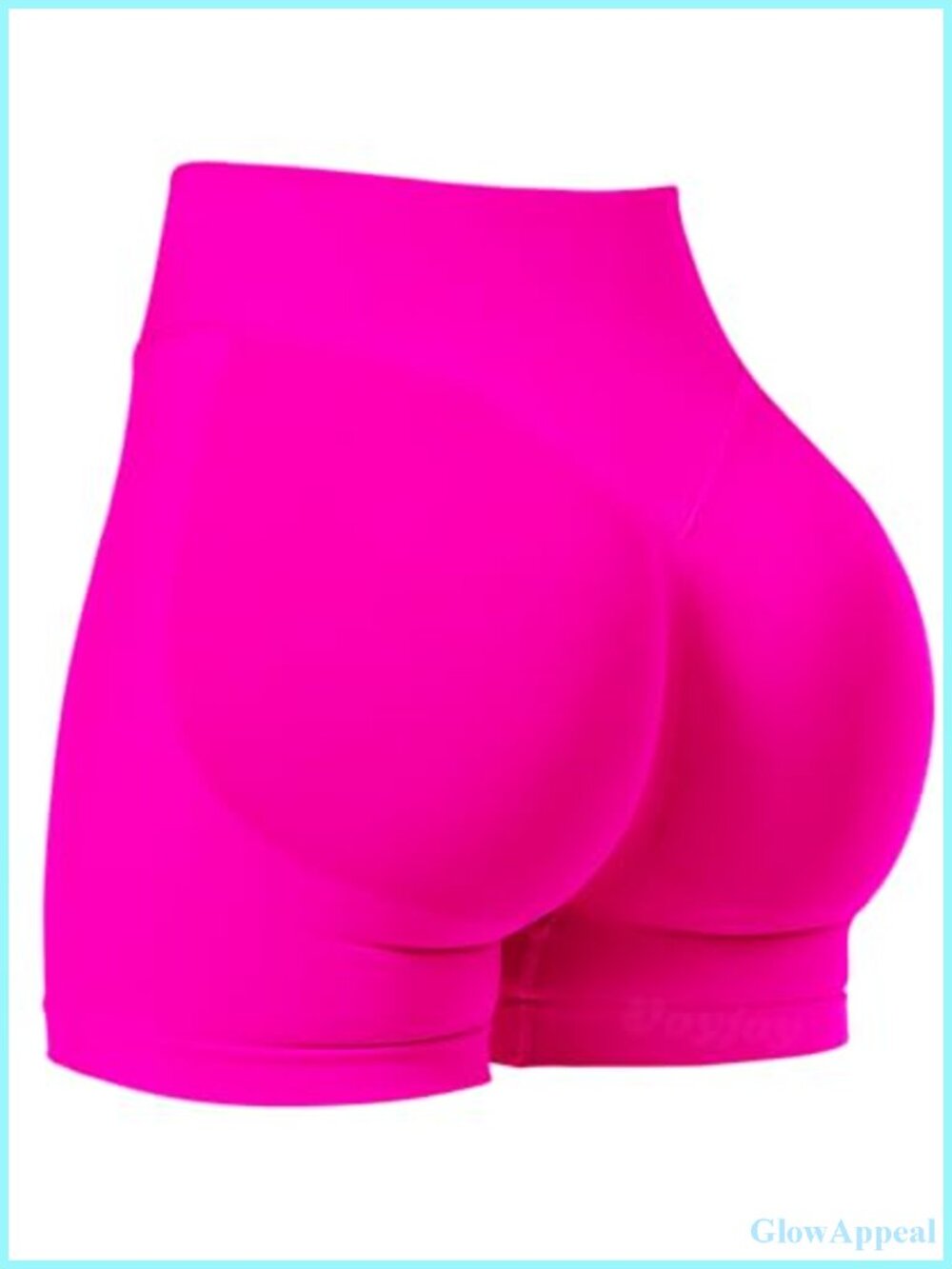 VOYJOY Women's Scrunch Bum Impact Shorts, 2.5"-6" Inseam, Nylon Spandex, Workout